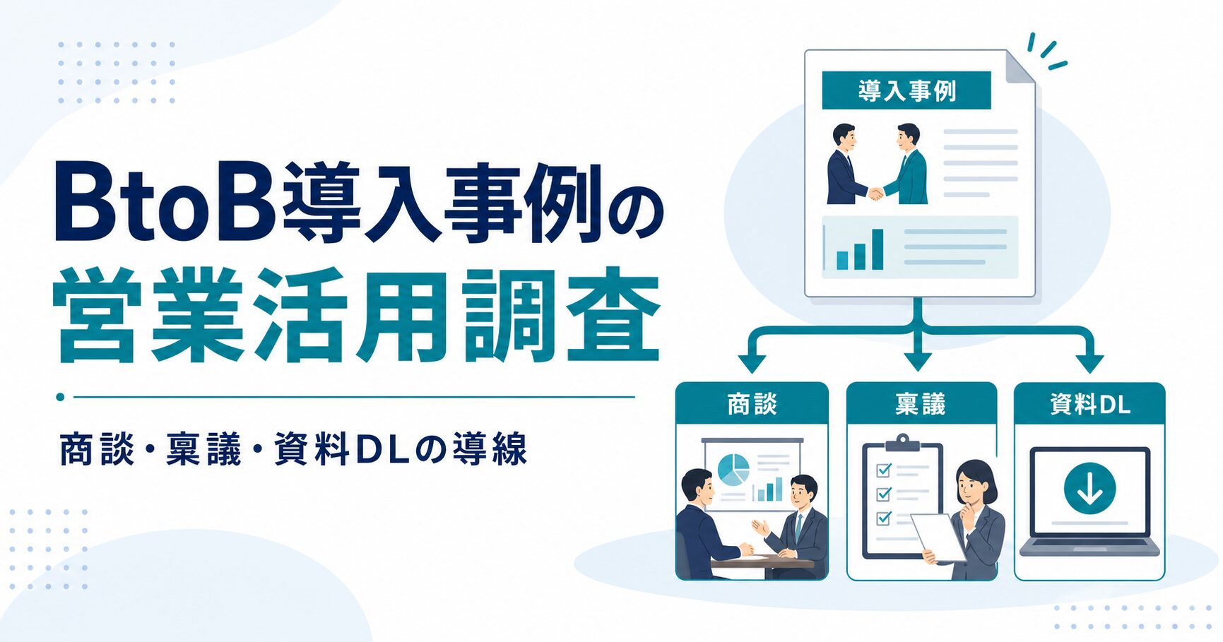 BtoB企業の導入事例活用調査
