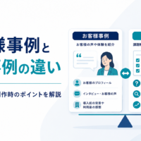 お客様事例と導入事例の違いとは？目的・使い方・制作時のポイントを解説